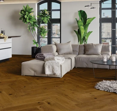 Stejar Brown Sugar Herringbone 180